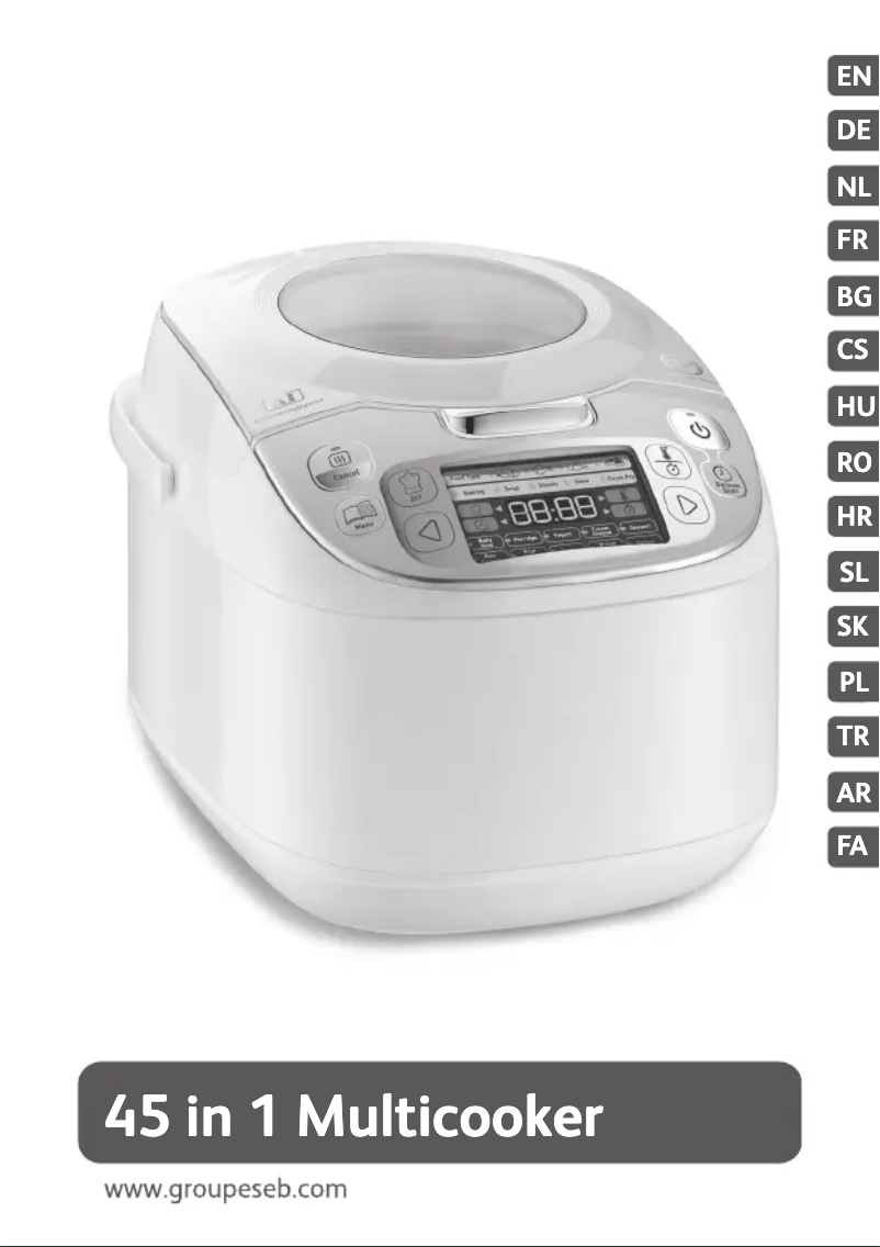 Page n°1 - Manuel utilisateur Tefal RK8121