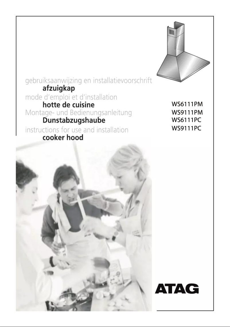 Page 1 de la notice Manuel utilisateur Atag WS6111PM