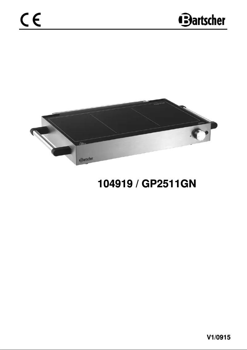 Image de la première page du manuel de l'appareil GP2511GN