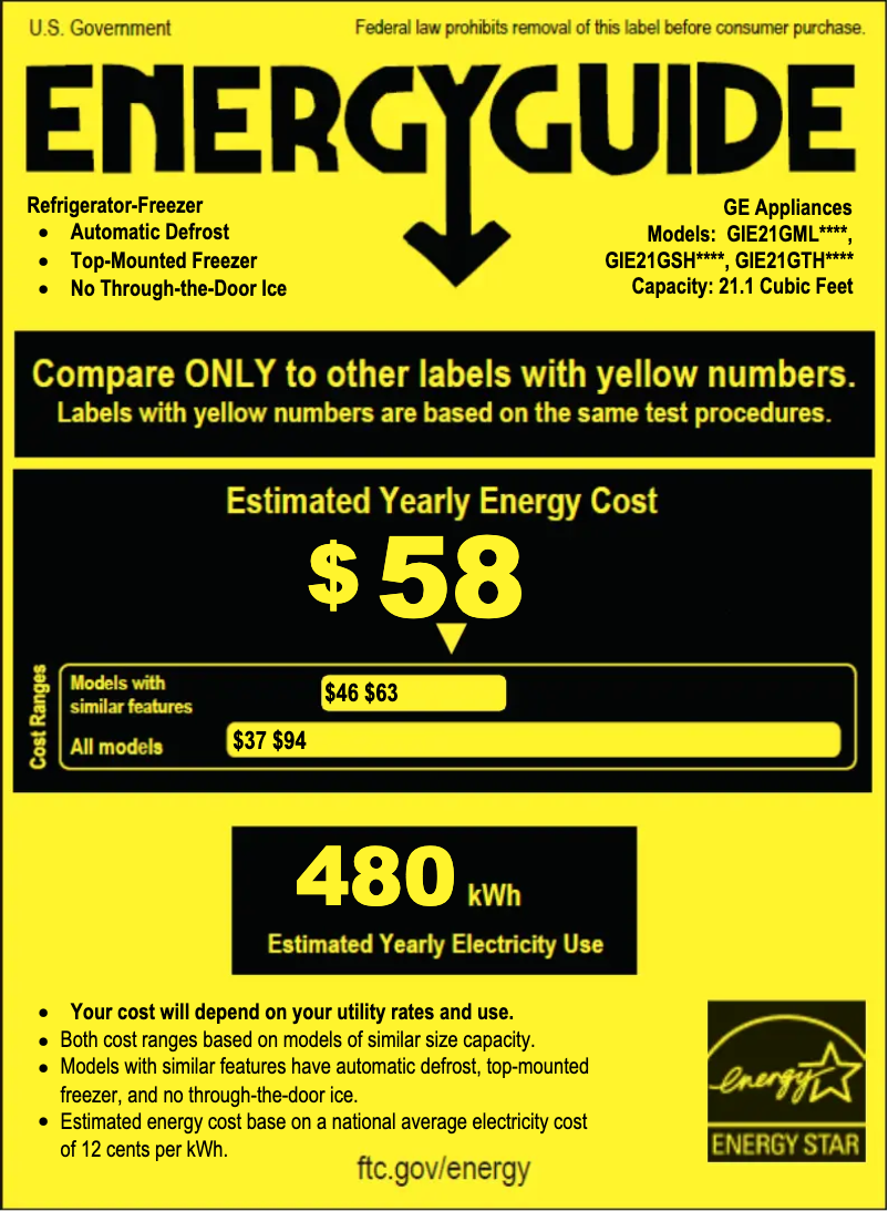 Image de la première page du manuel de l'appareil GIE21GMLES