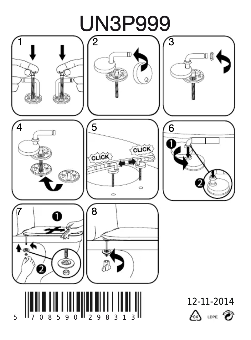 Page 1 de la notice Manuel utilisateur Pressalit T 2