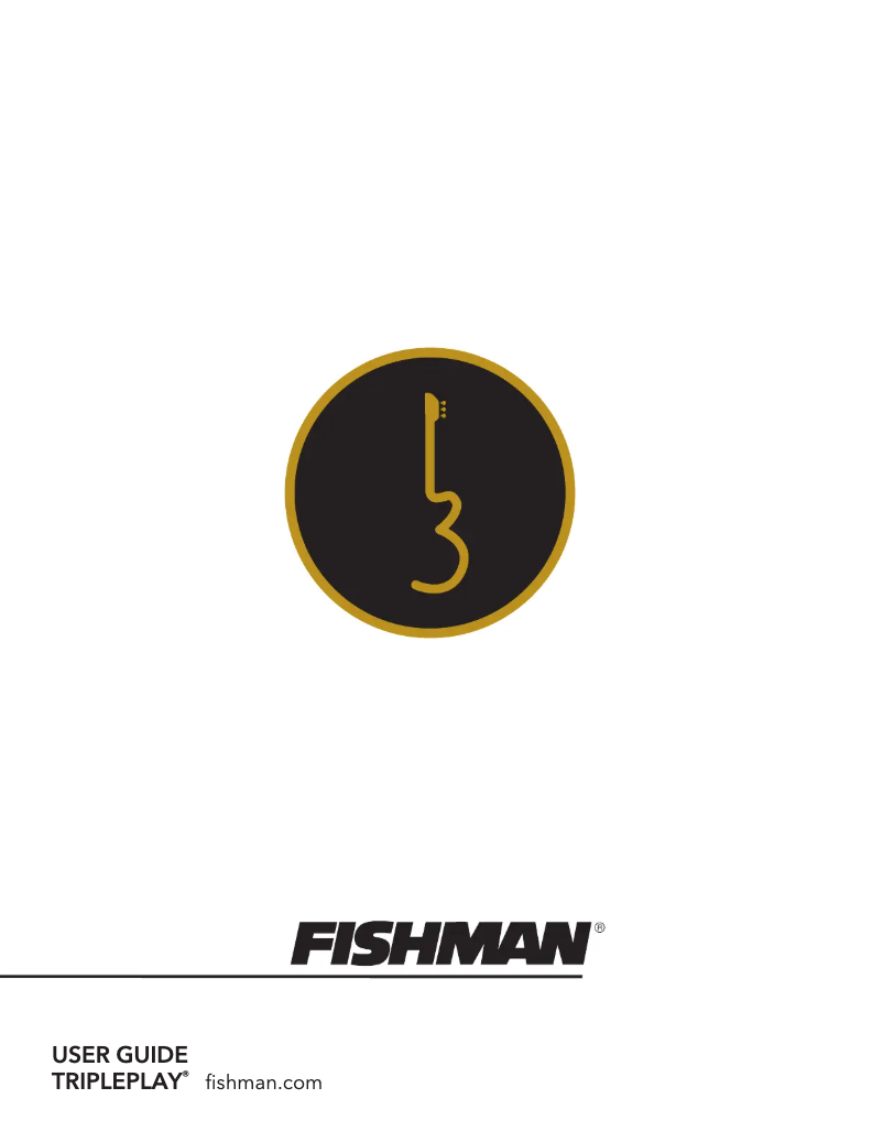 Page n°1 - Manuel utilisateur Fishman TriplePlay