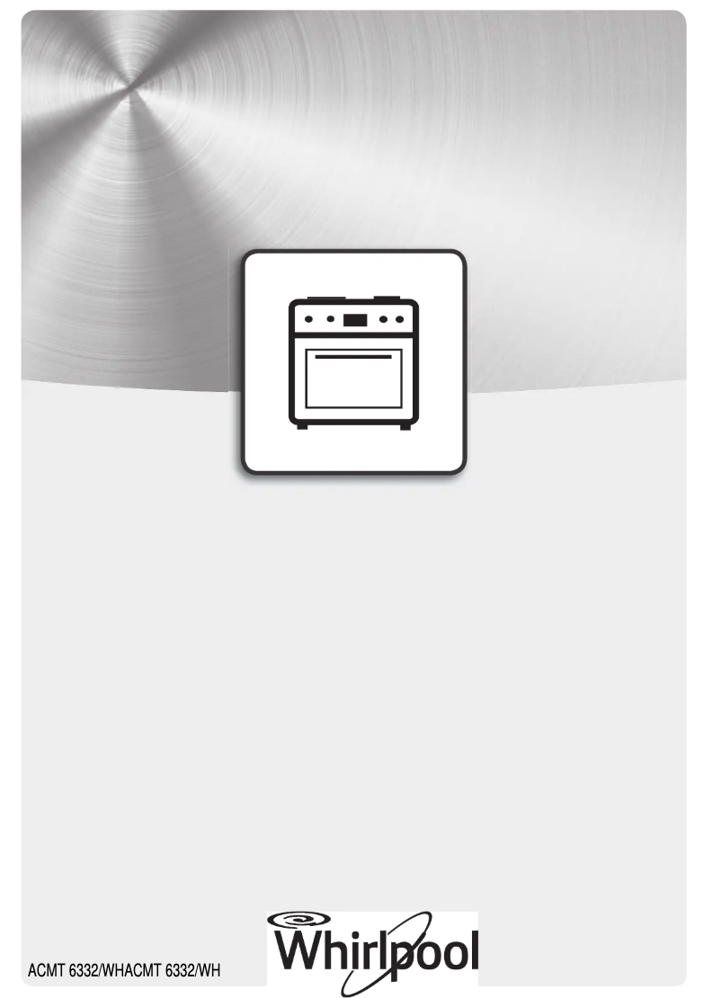 Page 1 de la notice Manuel utilisateur Whirlpool ACMT 6332/WH