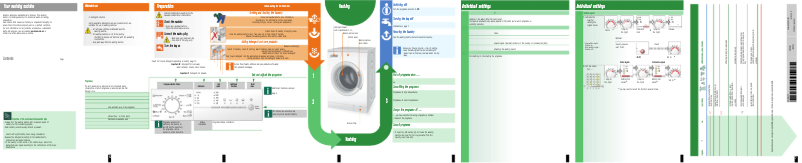 Page n°1 - Manuel d'utilisation et d'entretien Siemens WM10P160IL