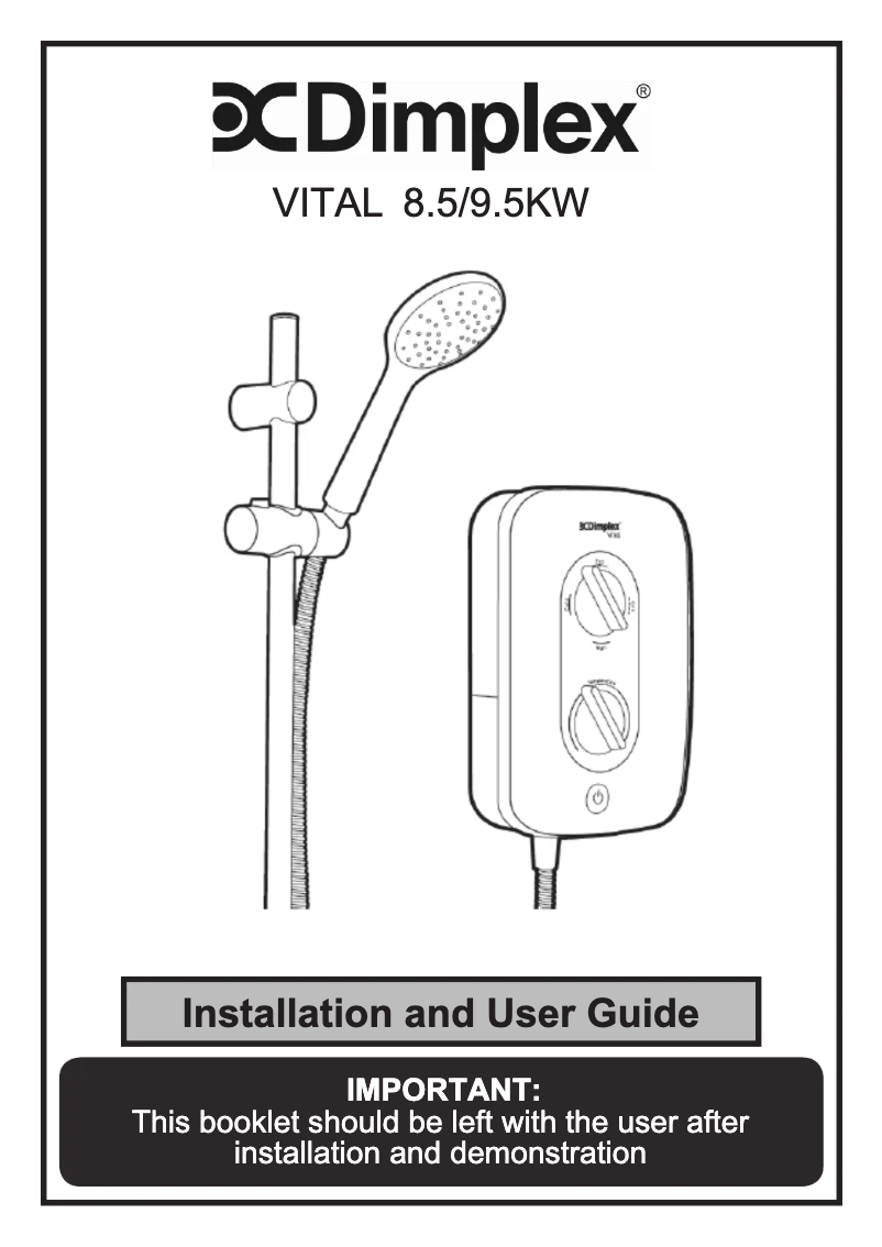Page 1 de la notice Manuel utilisateur Dimplex DVLS85