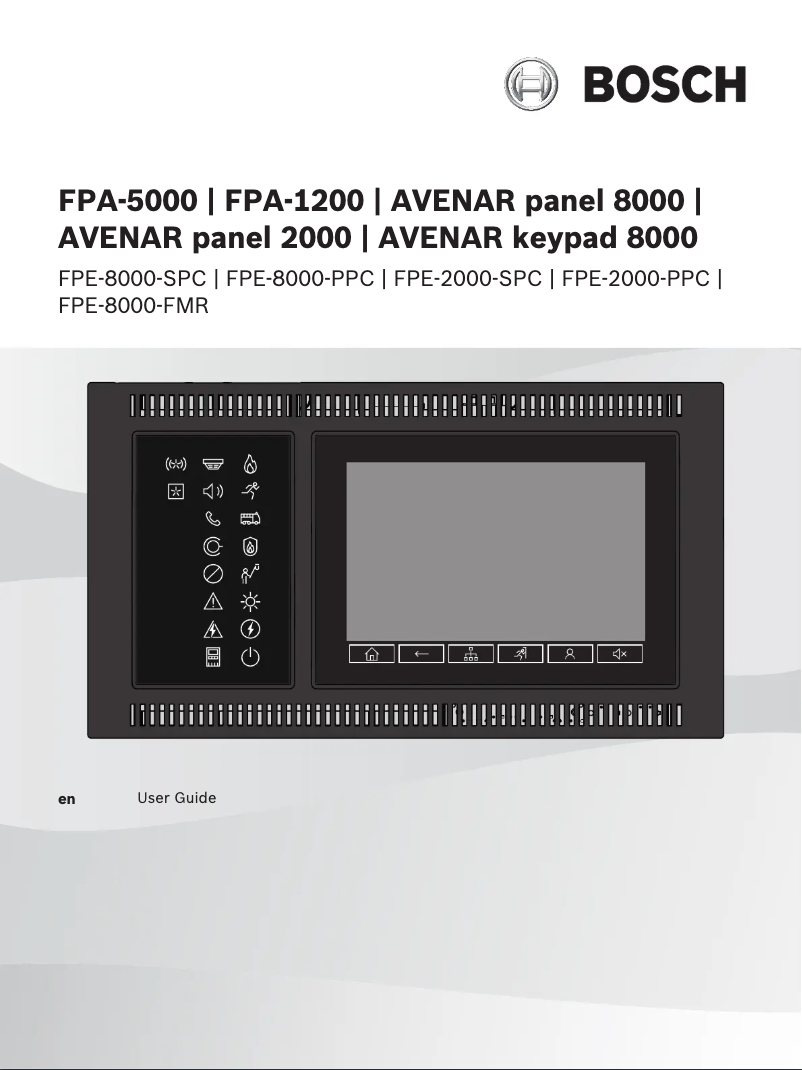 Image de la première page du manuel de l'appareil FPA-2000-SFM