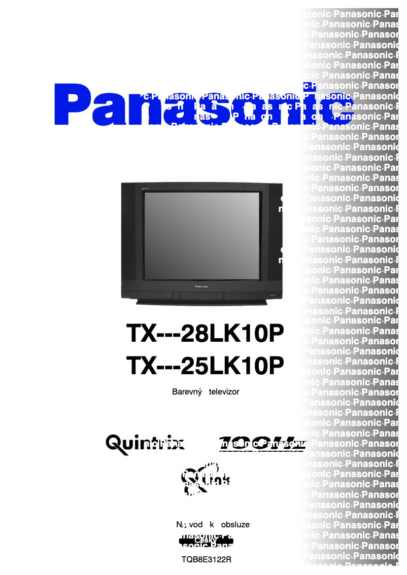 Page 1 de la notice Manuel utilisateur Panasonic TX-28LK10P