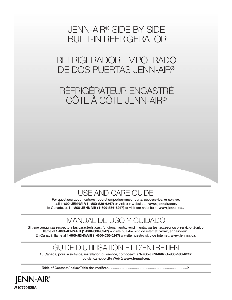 Image de la première page du manuel de l'appareil JS42NXFXDE