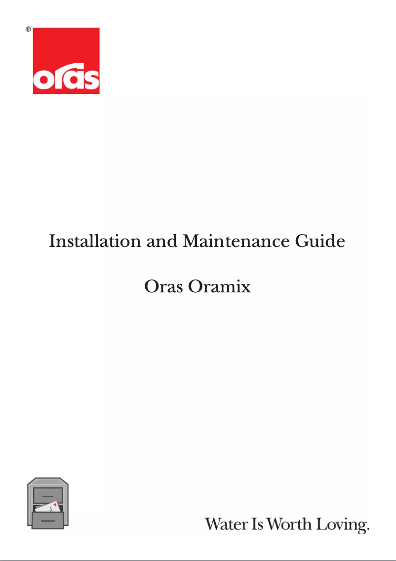 Page n°1 - Manuel utilisateur Oras Oramix 7248