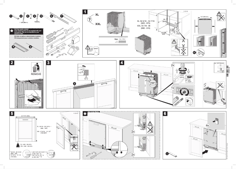 Page n°1 - Guide d'installation Asko DFI786XXL.SOF.U