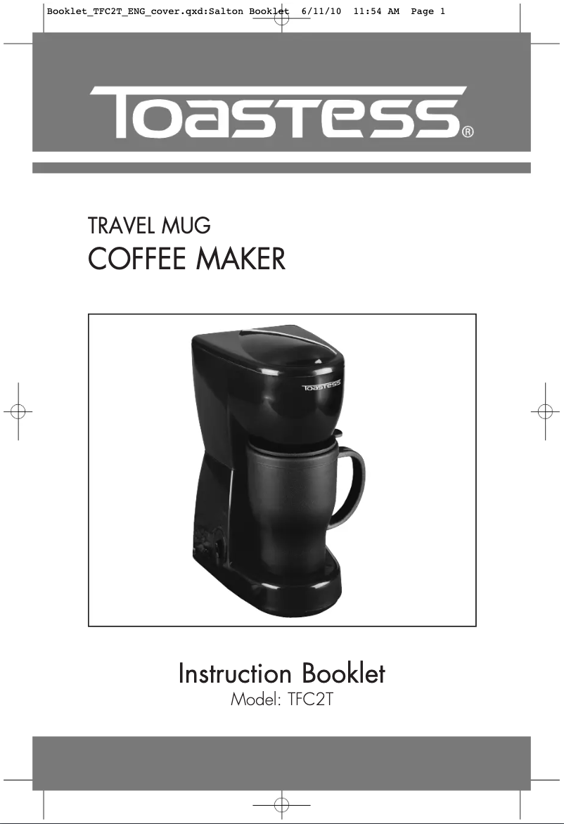 Page 1 de la notice Manuel utilisateur Toastess TFC25T
