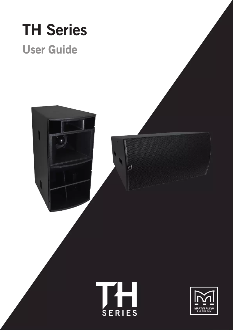Page n°1 - Manuel utilisateur Martin Audio THS