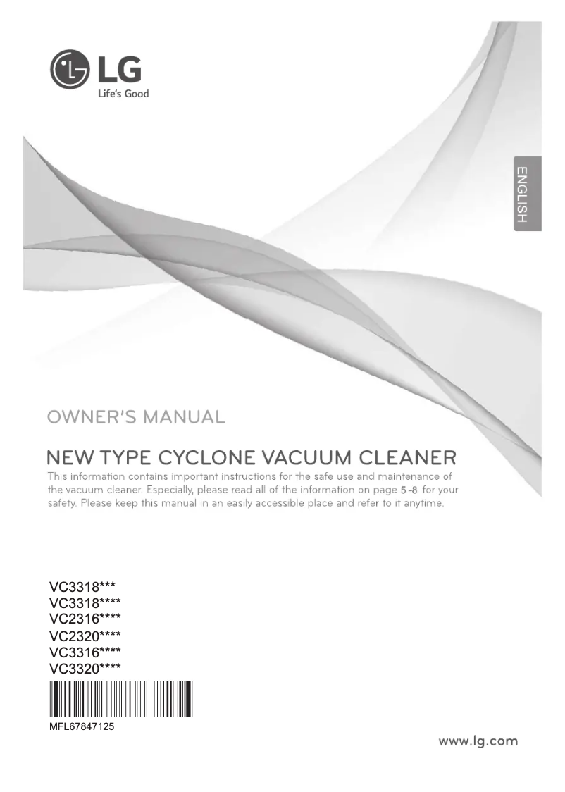 Page n°1 - Manuel utilisateur LG VC2316NNDR