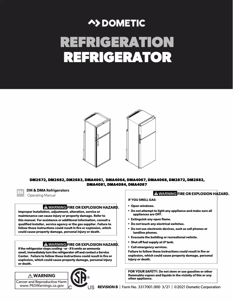 Image de la première page du manuel de l'appareil DMA 4087