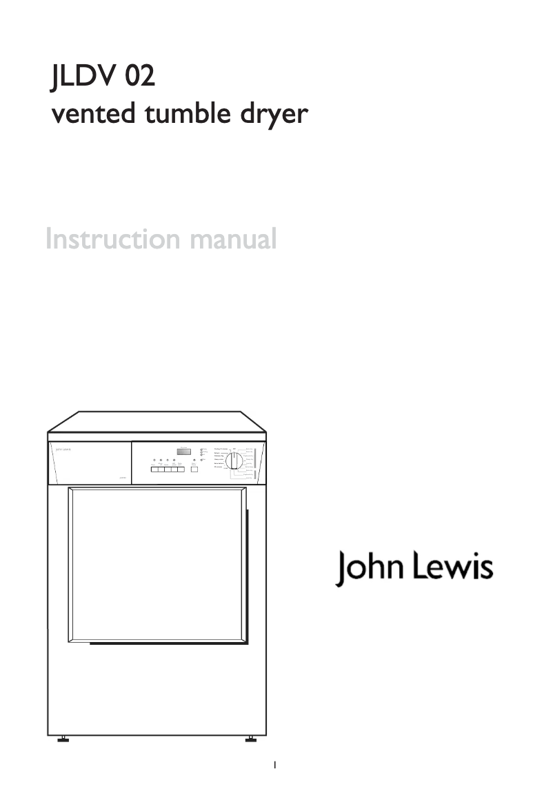 Image de la première page du manuel de l'appareil JLDV 02