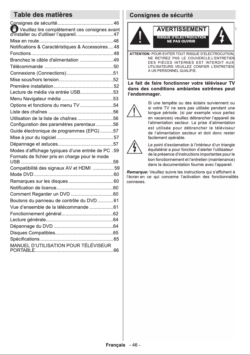 Image de la première page du manuel de l'appareil L24H180A3D