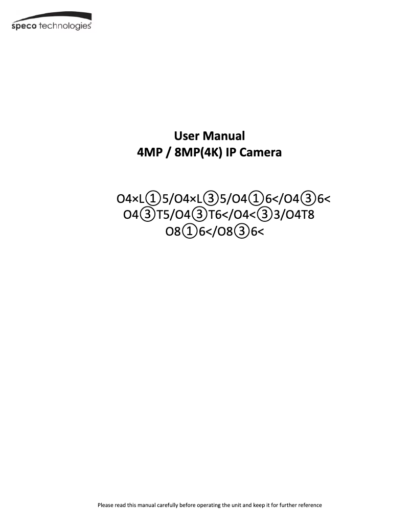 Image de la première page du manuel de l'appareil O4MD3