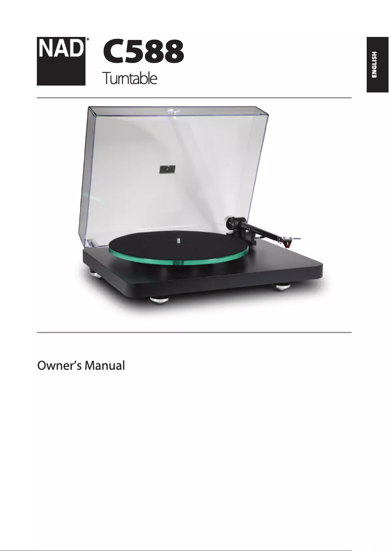 Image de la première page du manuel de l'appareil C 588