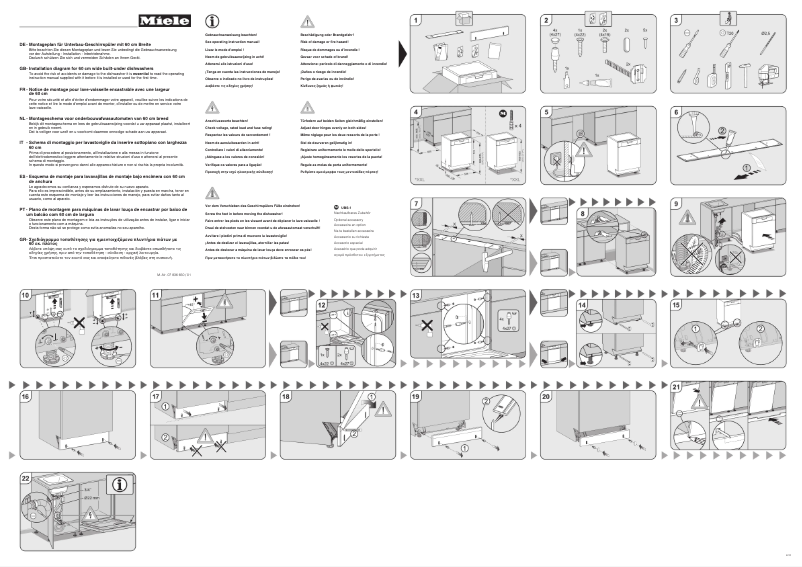 Page n°1 - Manuel utilisateur Miele G 1235 SC