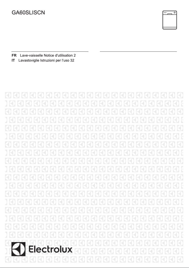 Image de la première page du manuel de l'appareil GA60SLISCN