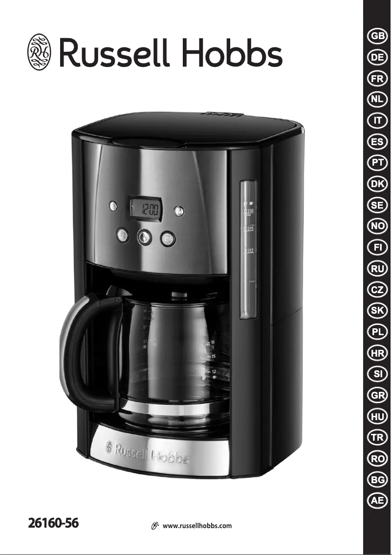 Page n°1 - Manuel utilisateur Russell Hobbs 26160-56