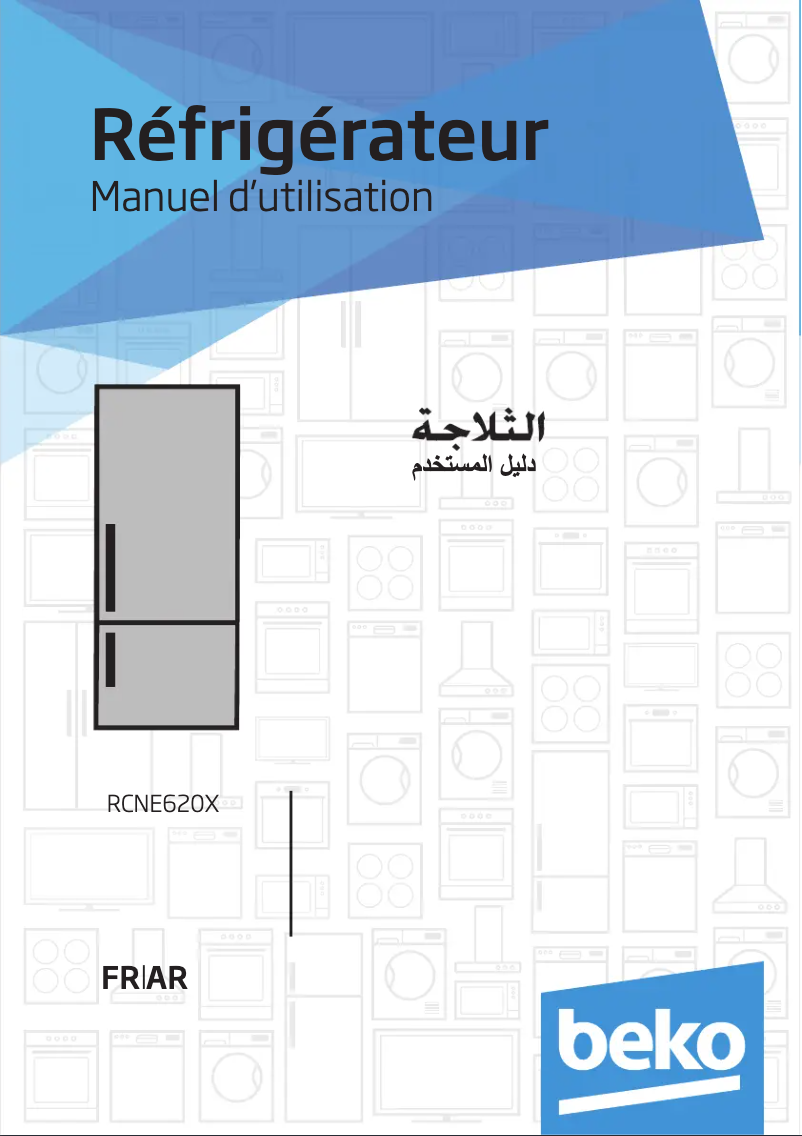 Page n°1 - Manuel utilisateur Beko RCNE620X