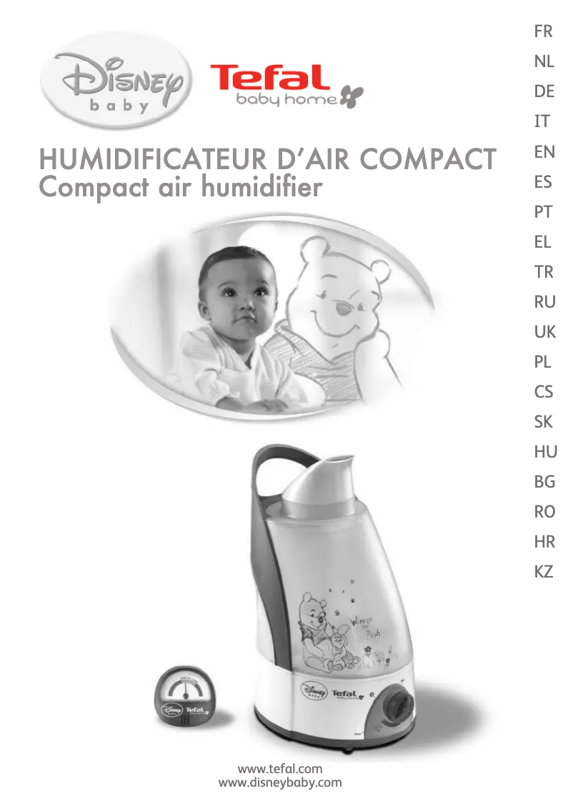 Page n°1 - Manuel utilisateur Tefal Baby Home Disney TD3000