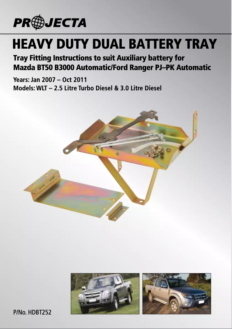 Página 1 del manual Manual de usuario Projecta HDBT252