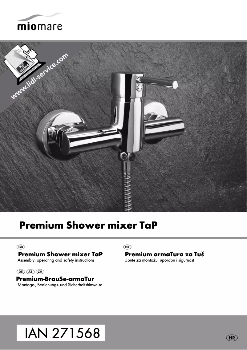 Page 1 de la notice Manuel utilisateur Miomare IAN 271568