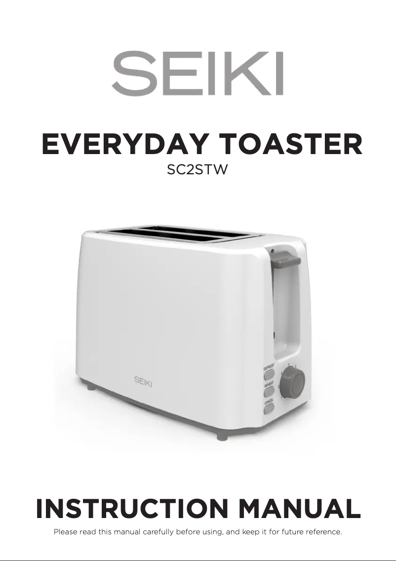 Page 1 de la notice Manuel utilisateur Seiki SC2STW