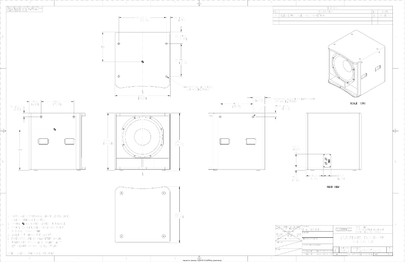 Page n°1 - Mode d'emploi QSC SB-118F