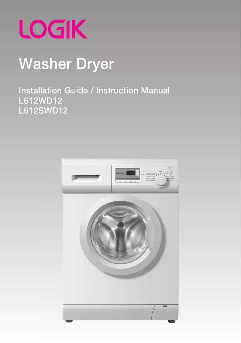 Page 1 de la notice Manuel utilisateur Logik L612SWD12