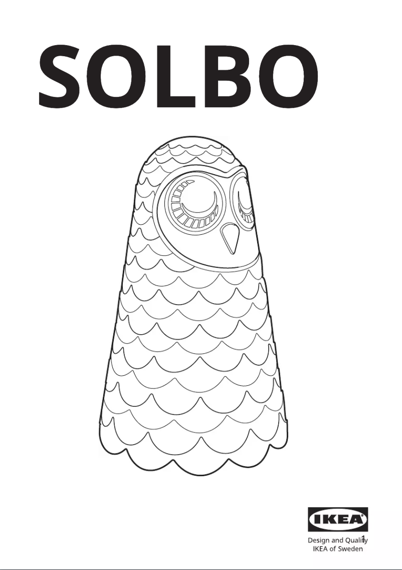 Imagen de la primera página del manual del dispositivo SOLBO