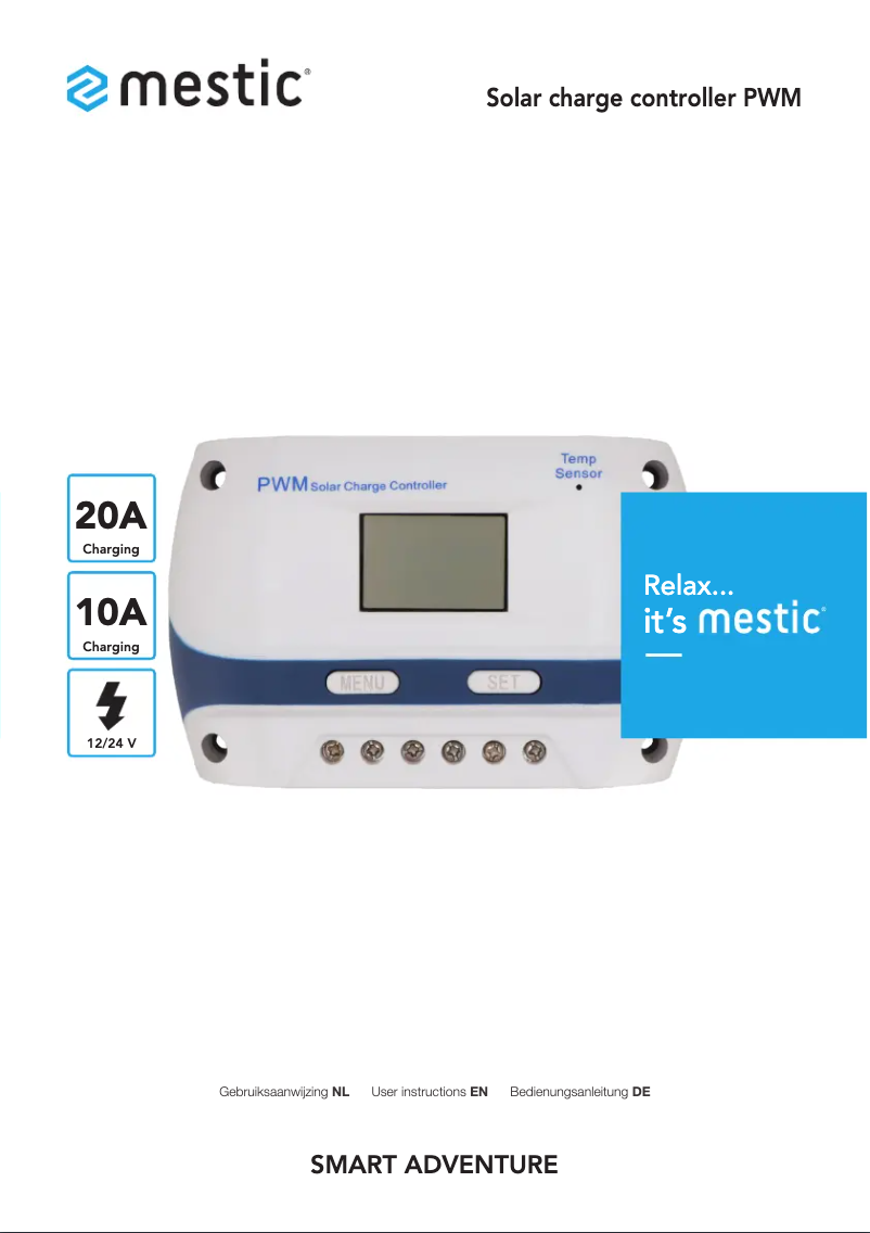 Image de la première page du manuel de l'appareil PWM MSC-1020