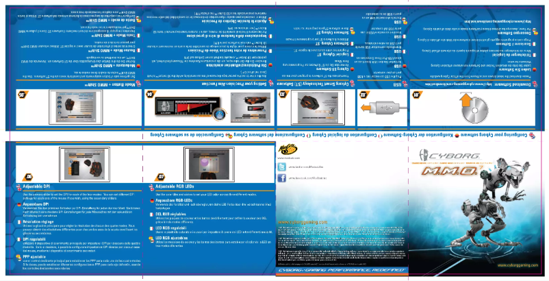 Page 1 de la notice Manuel utilisateur Mad Catz Cyborg M.M.O 7