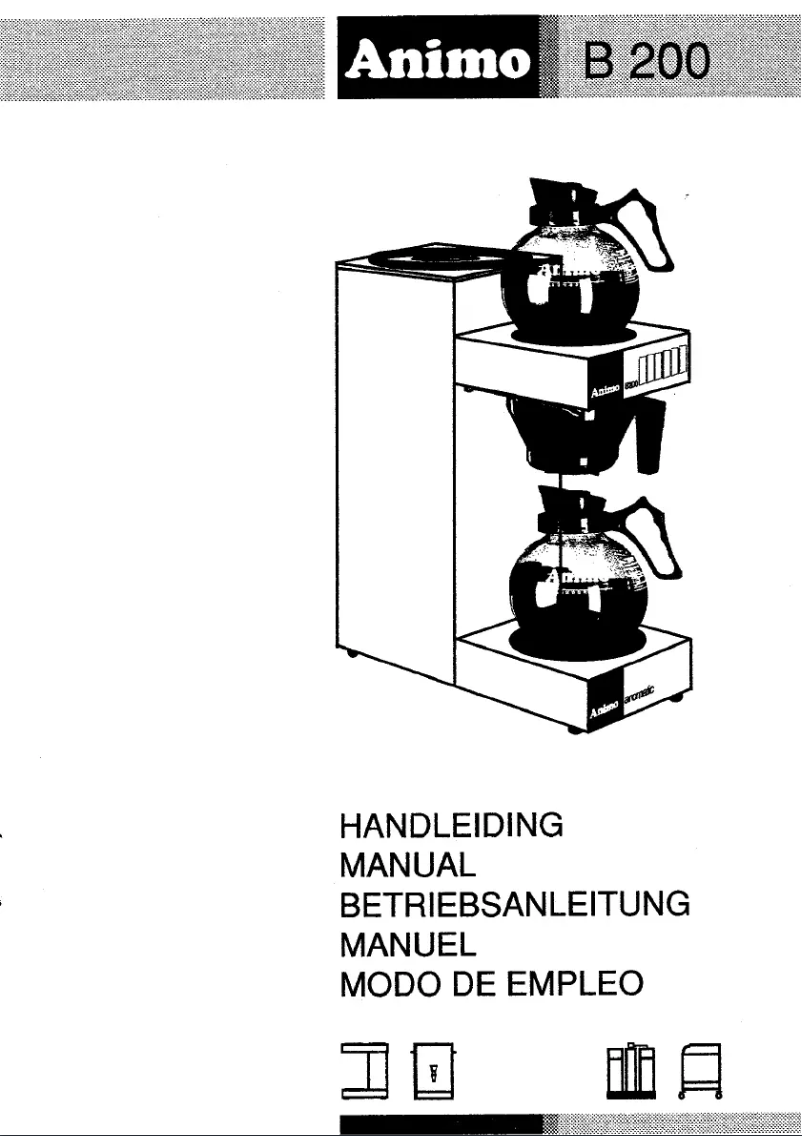Page 1 de la notice Manuel utilisateur Animo B200