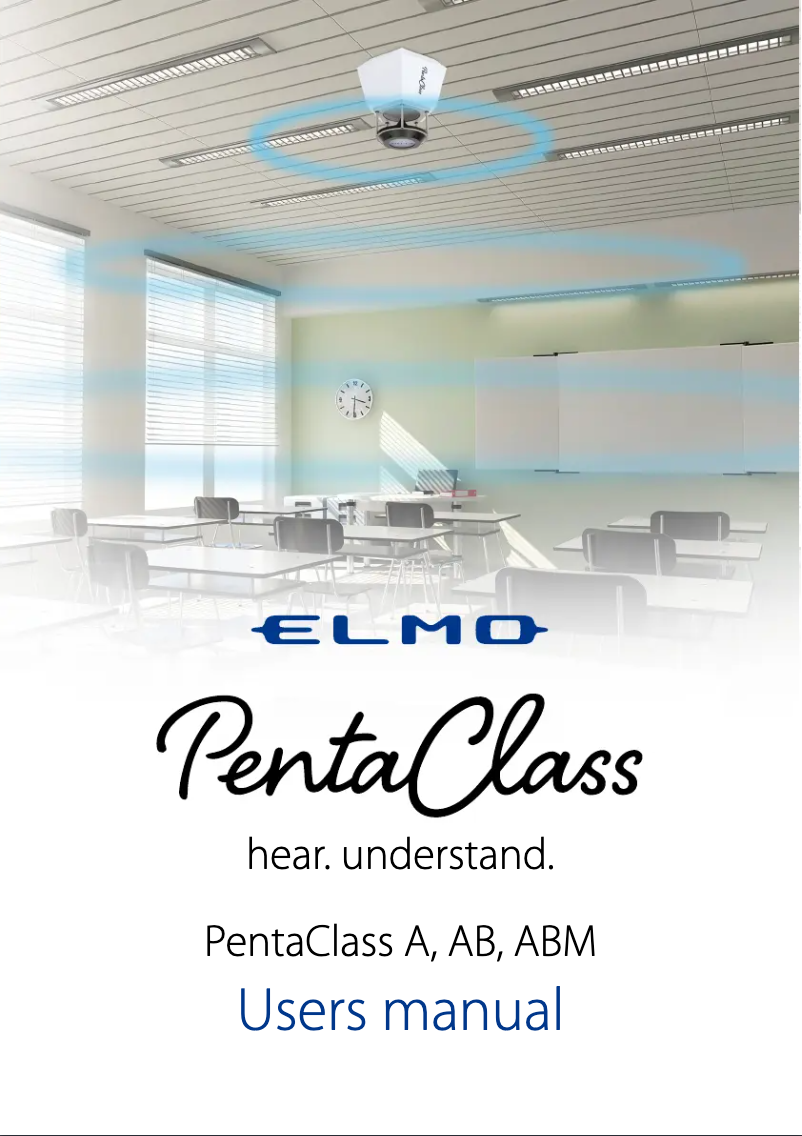 Page 1 de la notice Manuel utilisateur Elmo PentaClass ABM