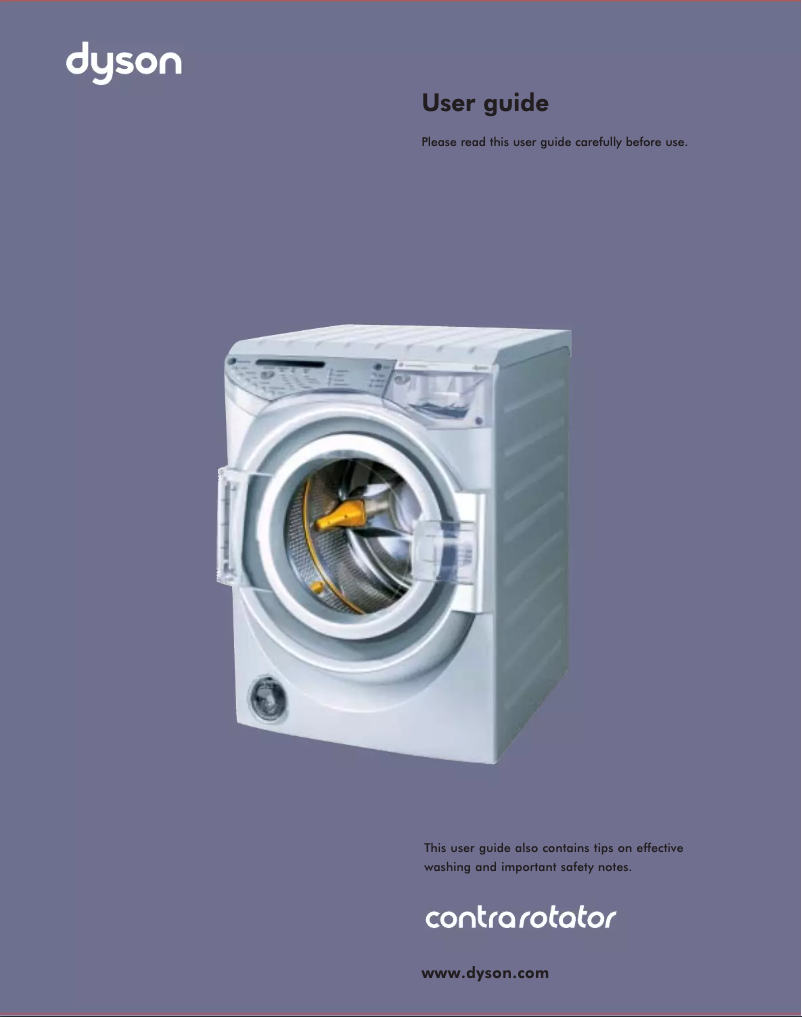 Page 1 de la notice Manuel utilisateur Dyson CR02 Allergy