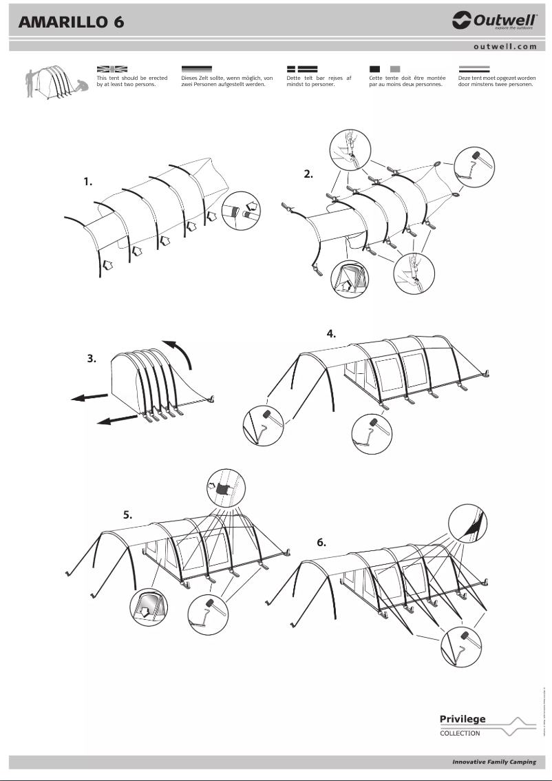 Imagen de la primera página del manual del dispositivo Privilege Amarillo 6