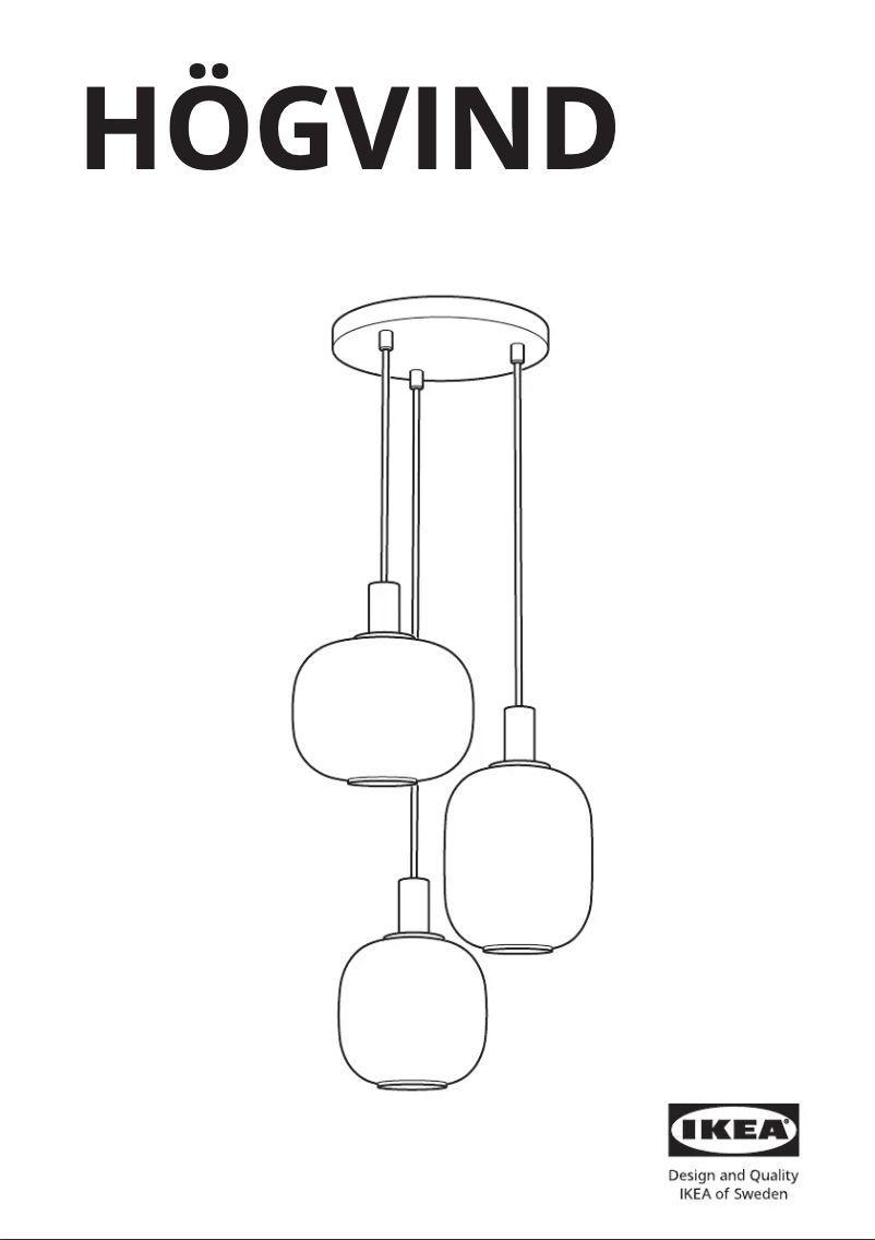Image de la première page du manuel de l'appareil HÖGVIND 005.375.72