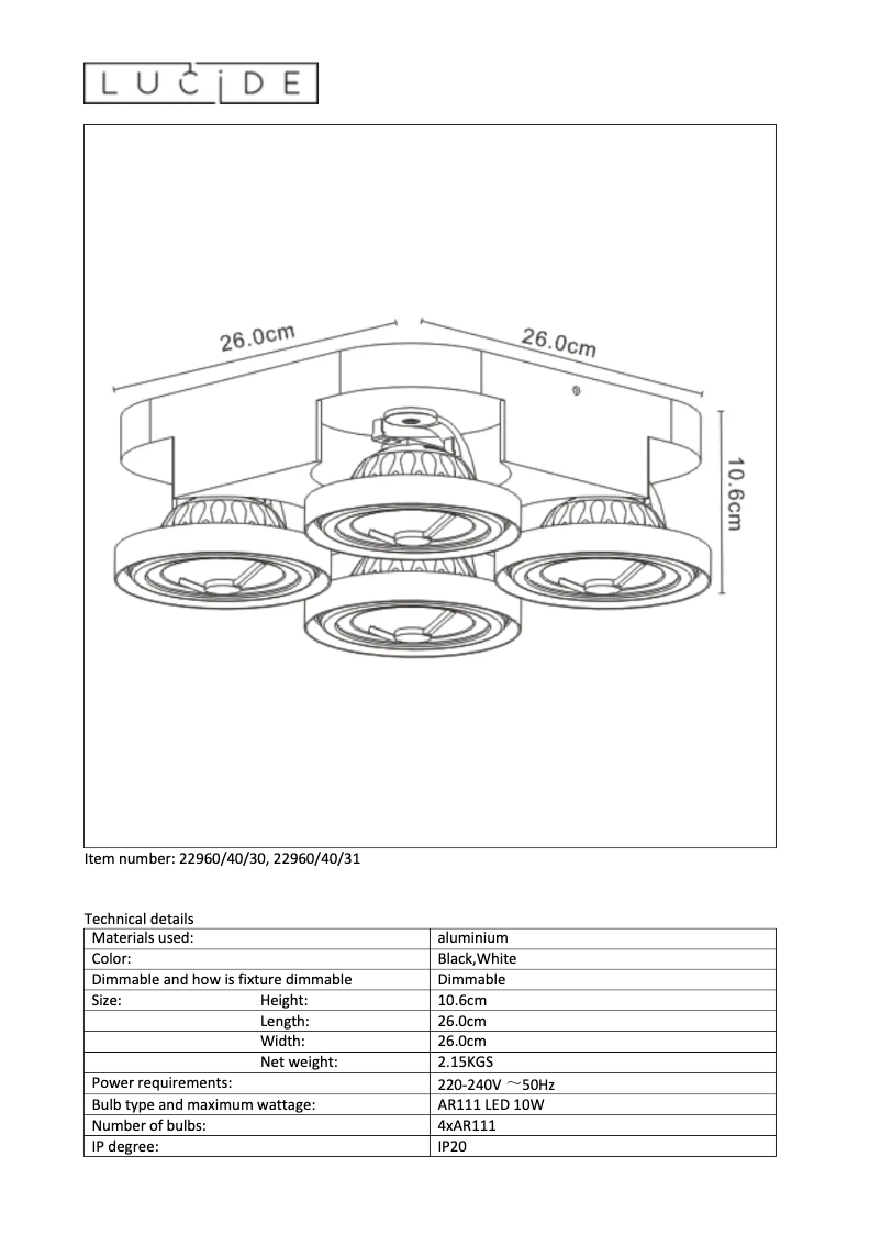 Image de la première page du manuel de l'appareil Versum
