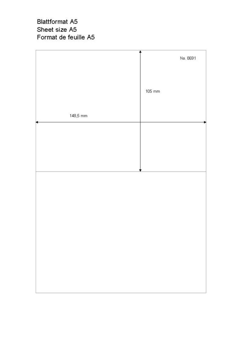 Page 1 de la notice Manuel utilisateur Herma 8691