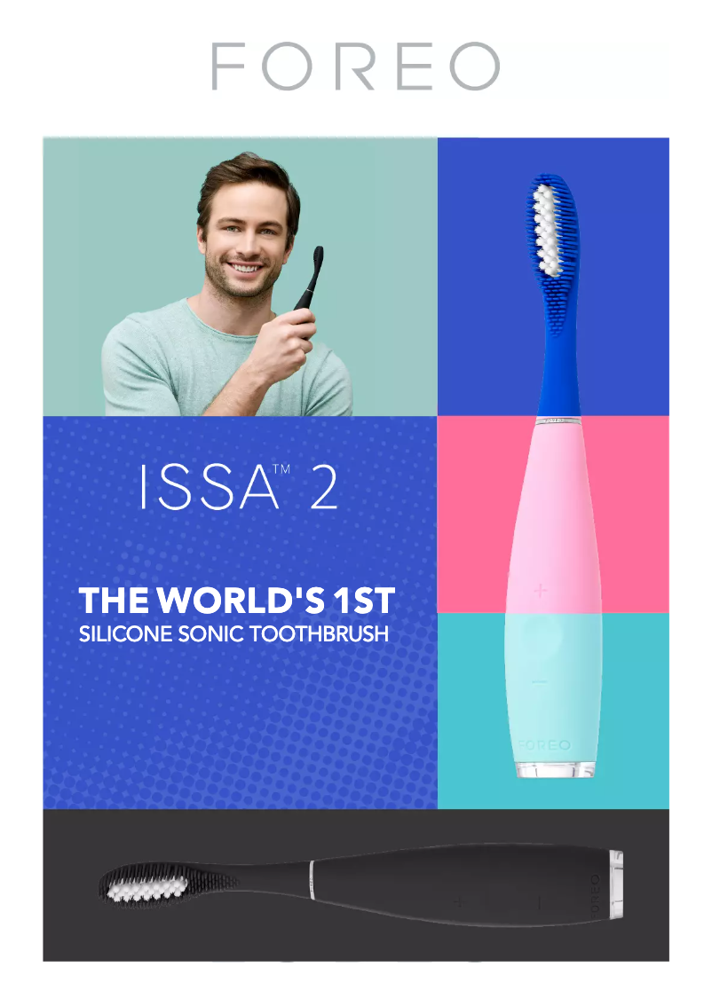 Page 1 de la notice Manuel utilisateur Foreo ISSA 2