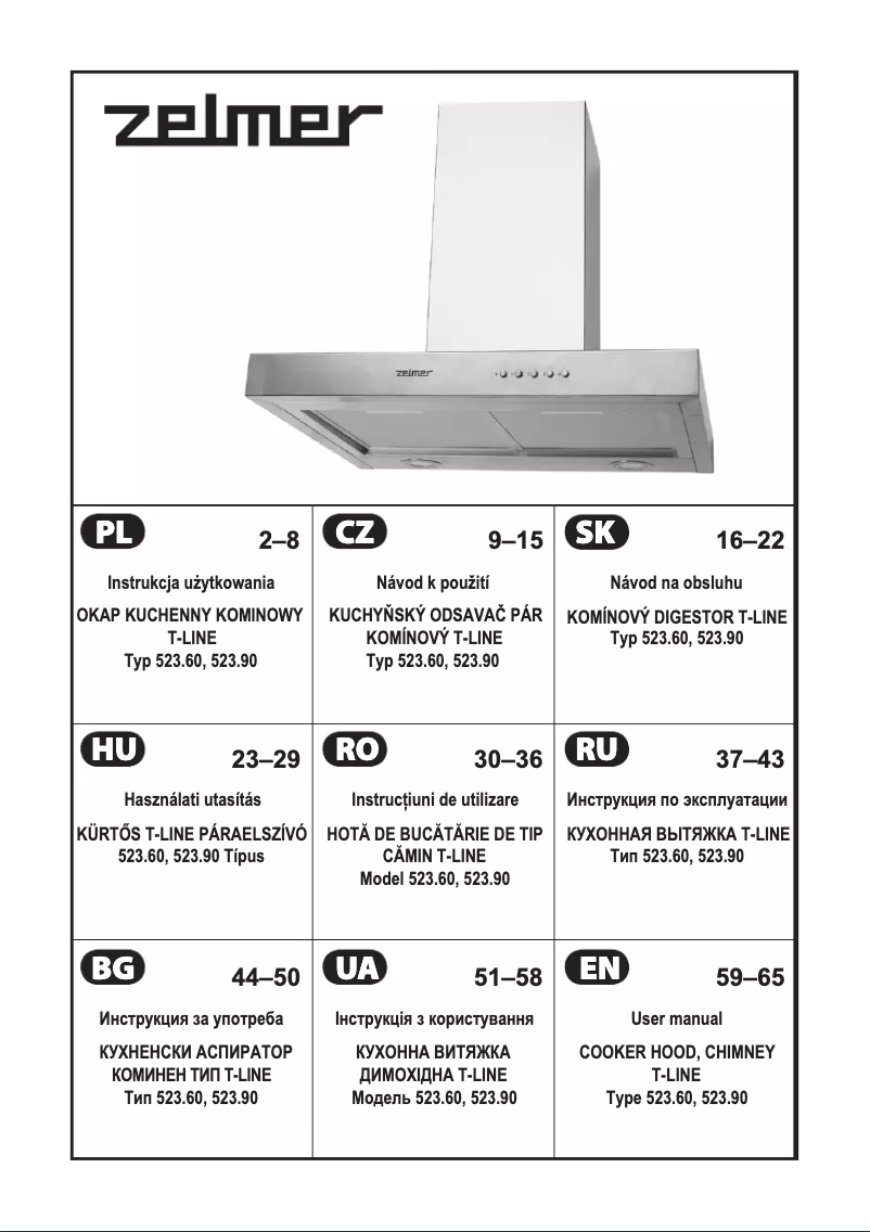 Page 1 de la notice Manuel utilisateur Zelmer 523.60