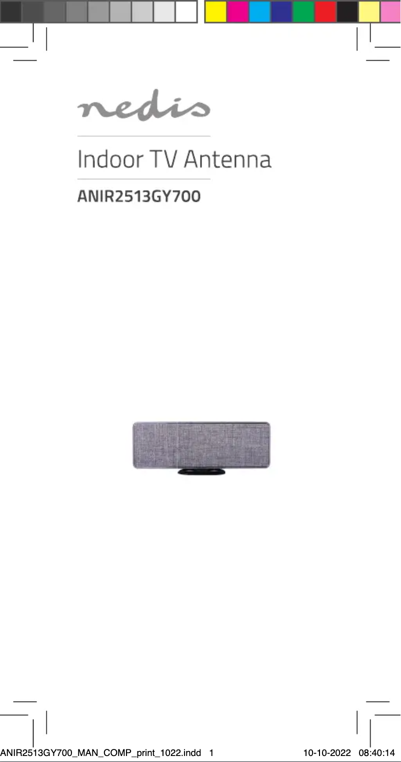 Page 1 de la notice Manuel utilisateur Nedis ANIR2513GY700