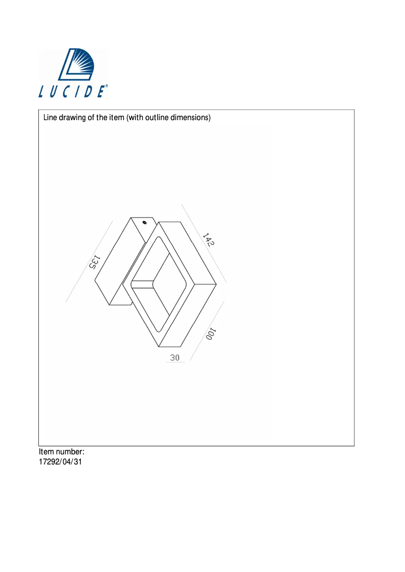 Image de la première page du manuel de l'appareil Ixx 17292/04/31