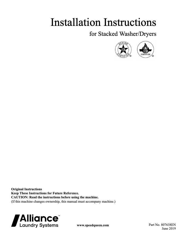 Image de la première page du manuel de l'appareil SF7003WG