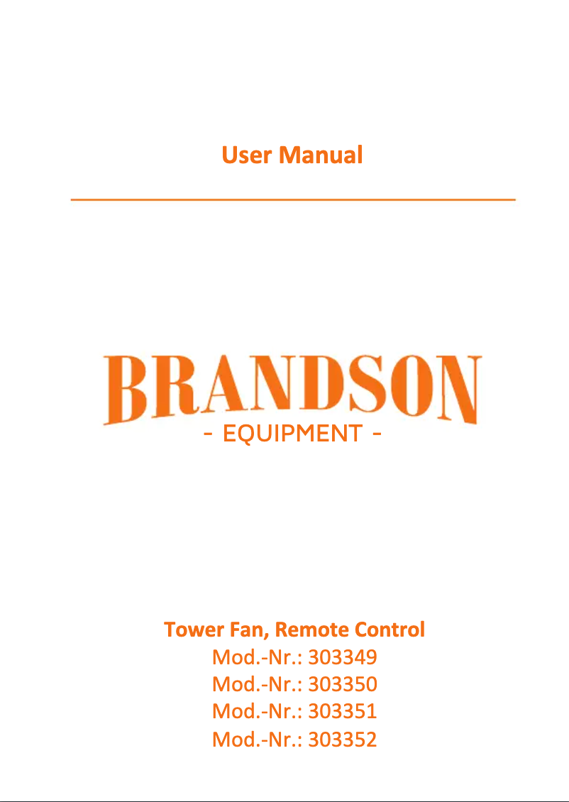 Image de la première page du manuel de l'appareil 303351