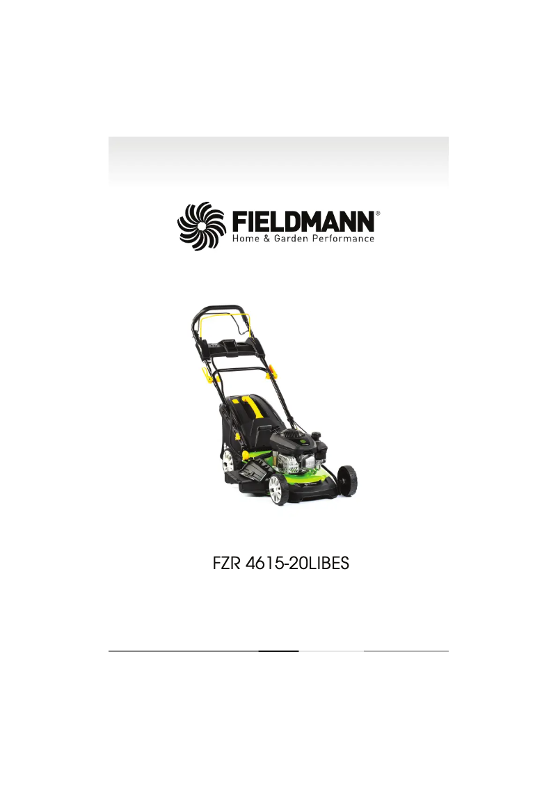 Page 1 of the manual User Manual Fieldmann FZR 4615-20LiBES