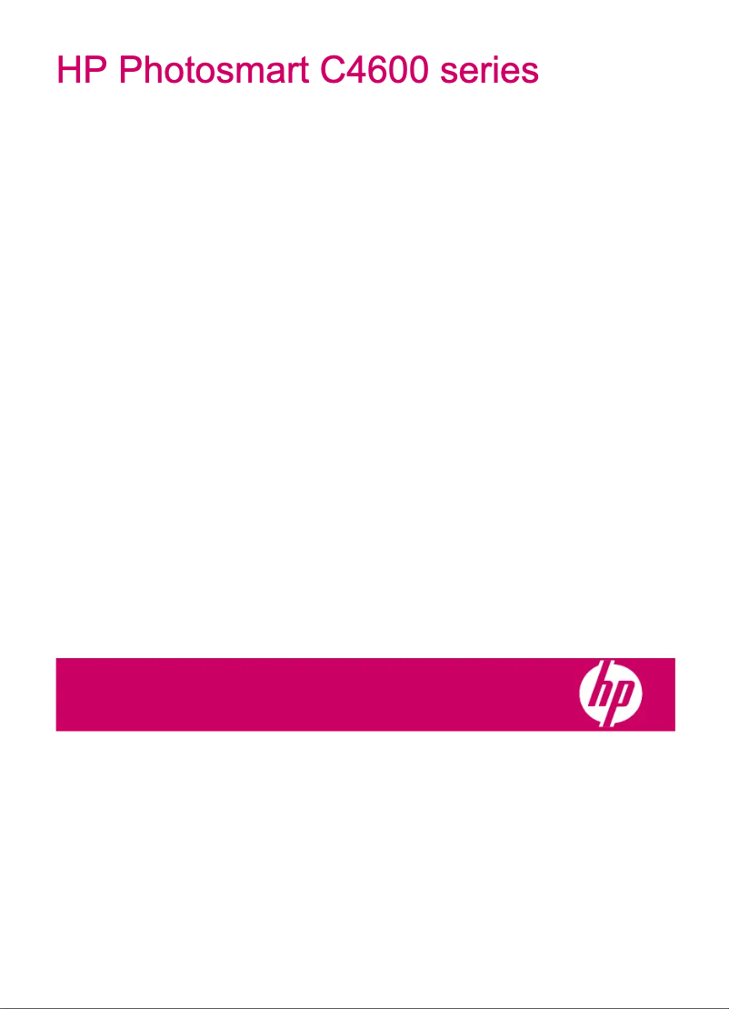 Page n°1 - Manuel utilisateur HP Photosmart C4650